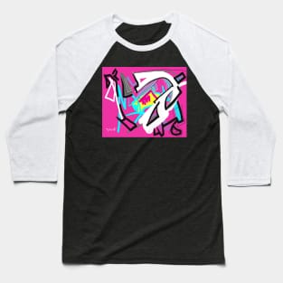 Pink abstract Baseball T-Shirt